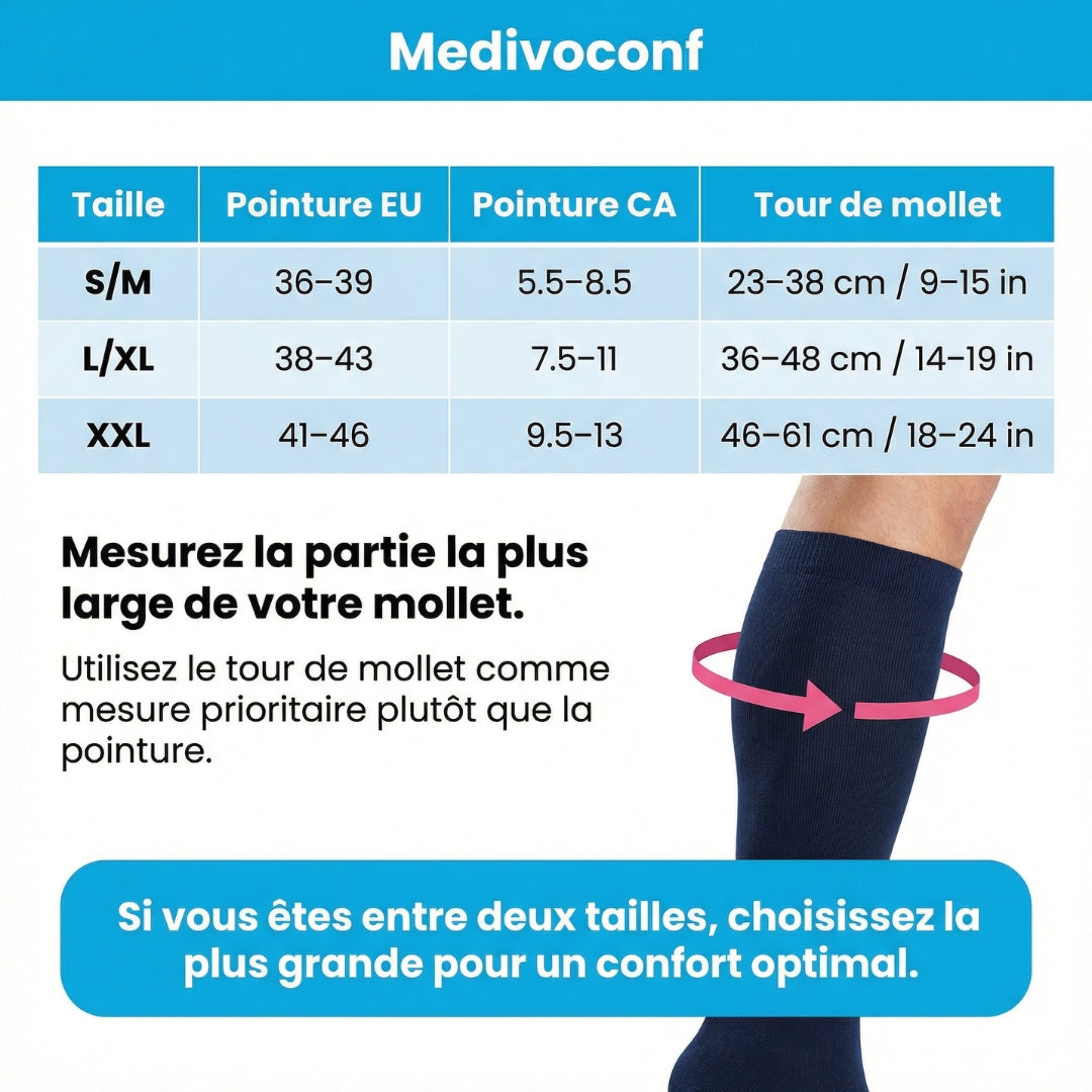 Chaussettes de Circulation Veineuse Pro™