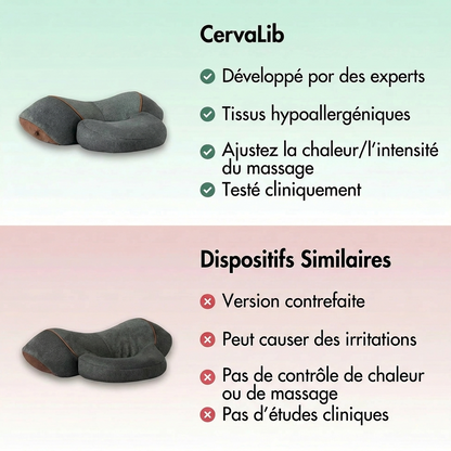 CervaLib™ | Masseur cervical thérapeutique 3-en-1