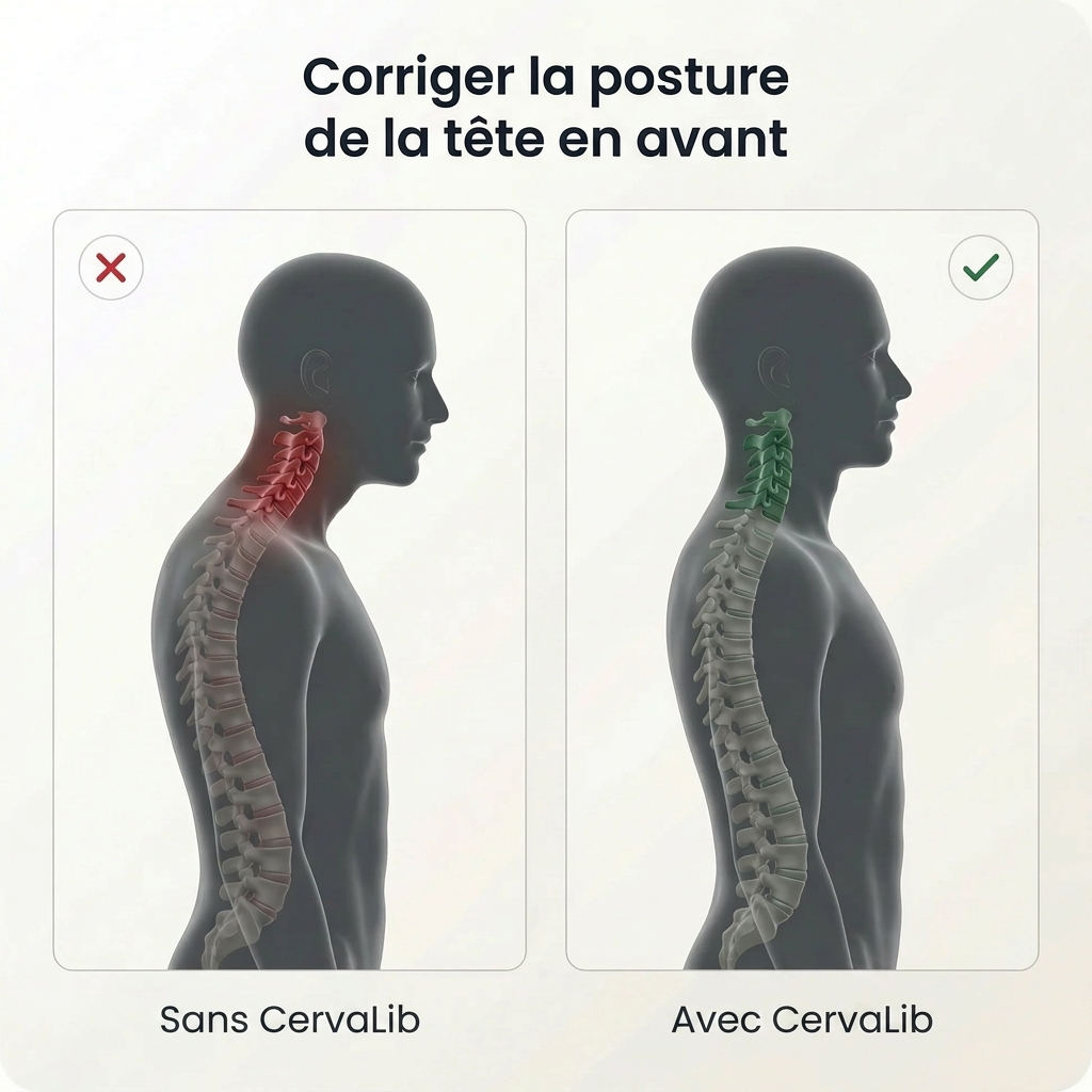 CervaLib™ | Masseur cervical thérapeutique 3-en-1
