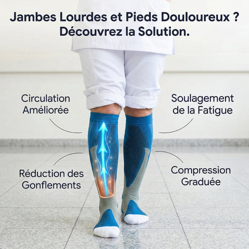 Chaussettes de Circulation Veineuse Pro™