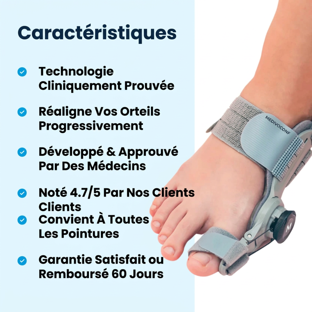 MediCorrect™ Correcteur Orthopédique Hallux Valgus