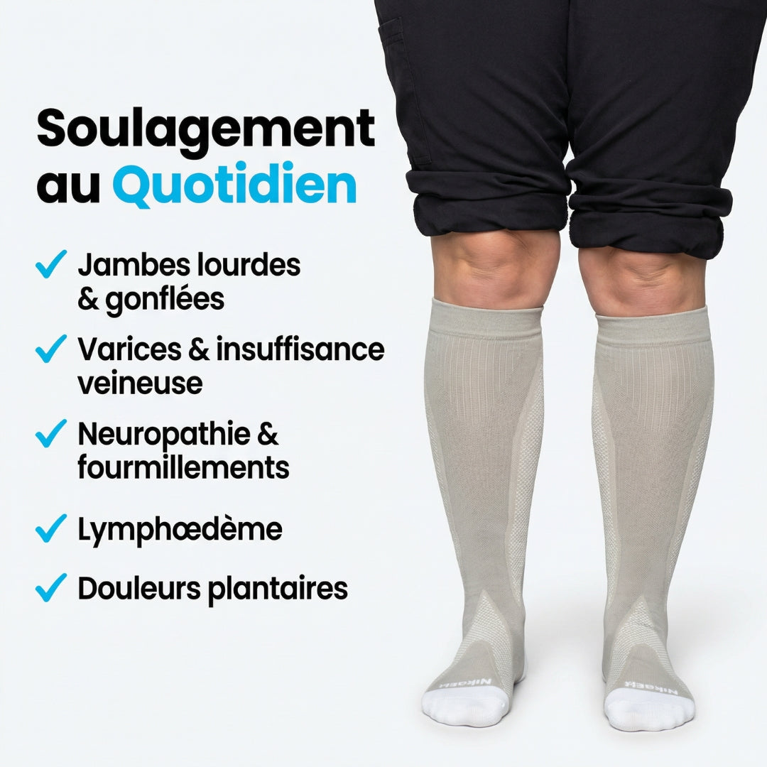 Chaussettes de Circulation Veineuse Pro™