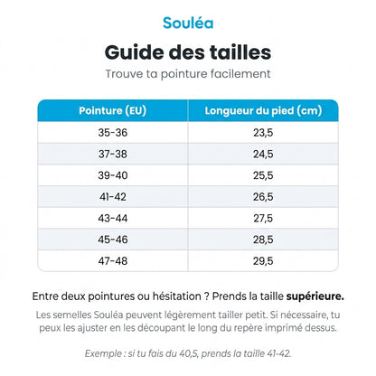 Semelles à Mousse Mémoire Souléa