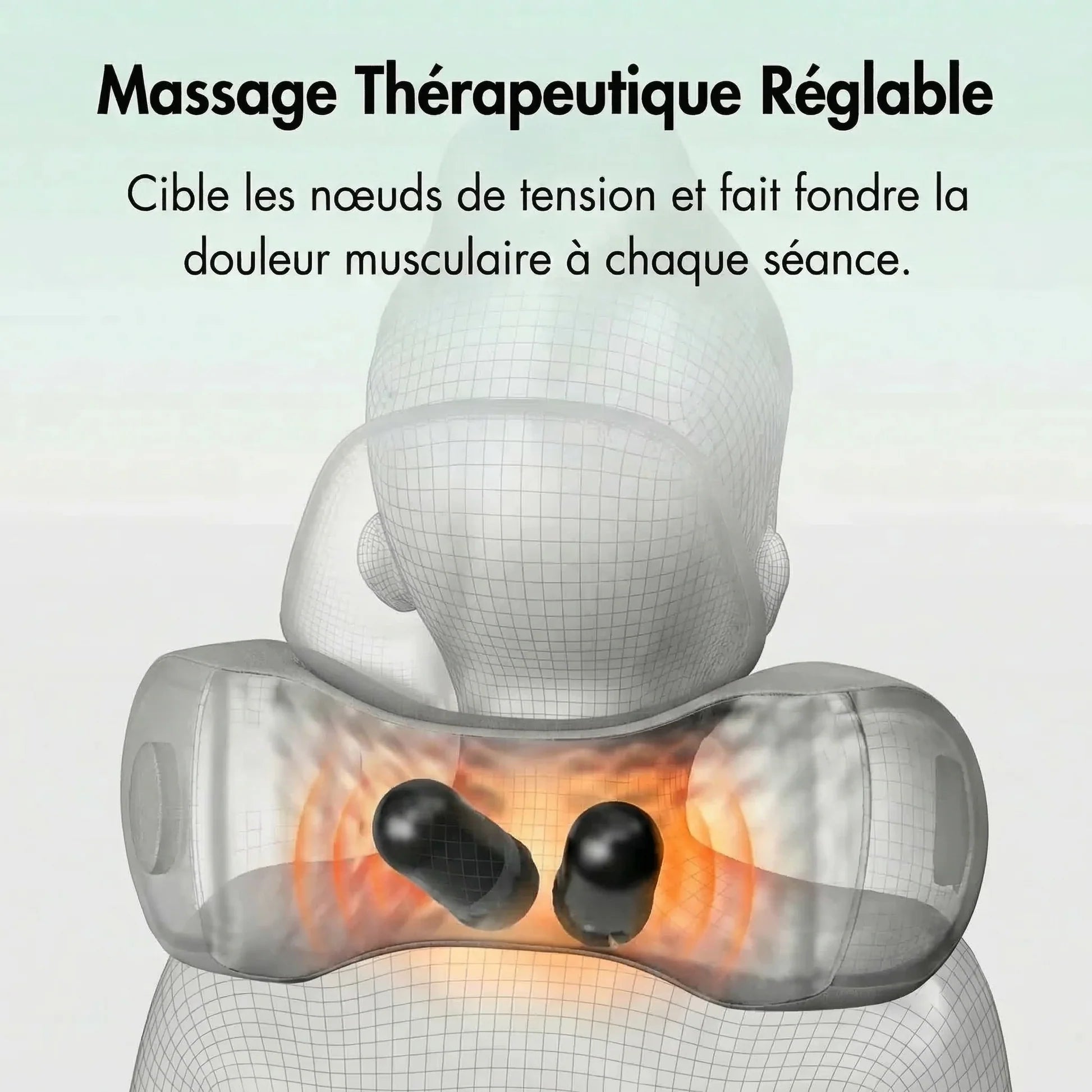 CervaLib™ | Masseur cervical thérapeutique 3-en-1